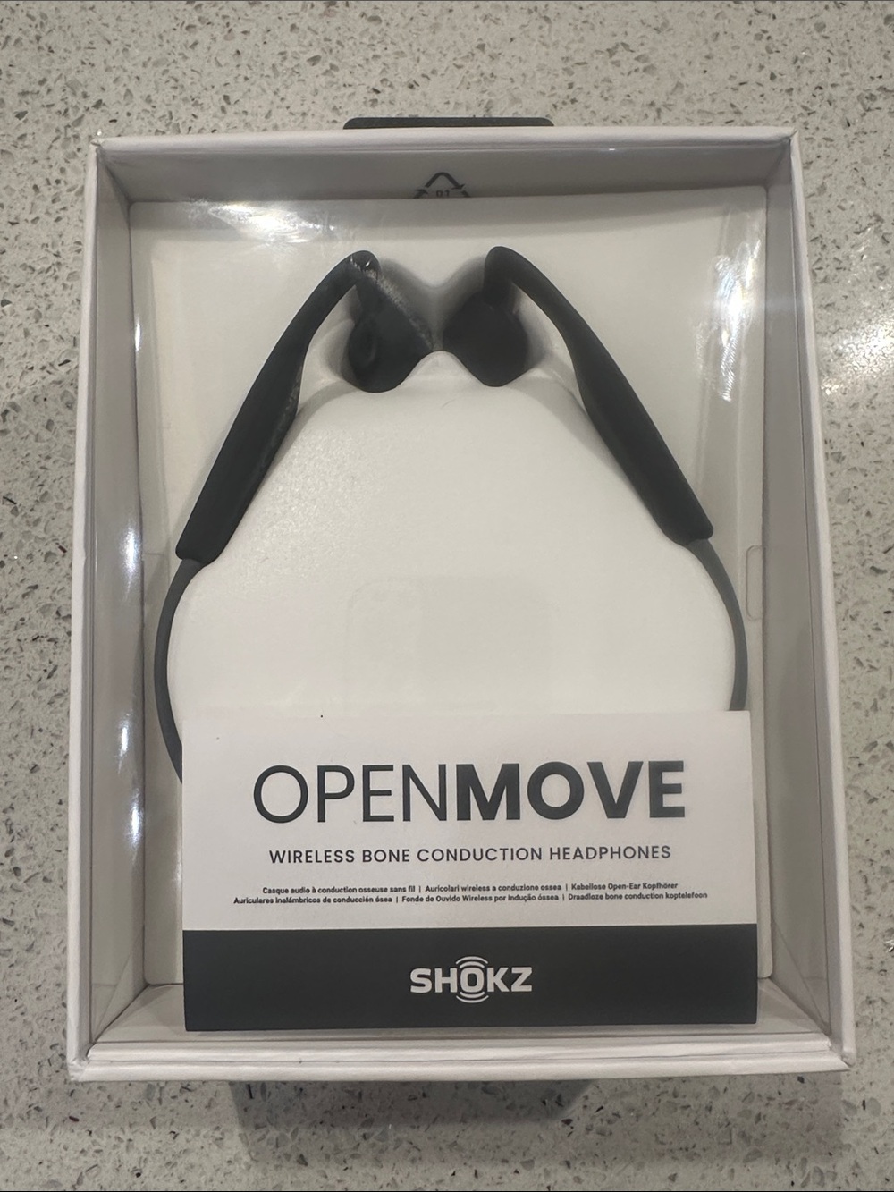 Shokz OpenMove Wireless Bone Conduction Headphones — Black